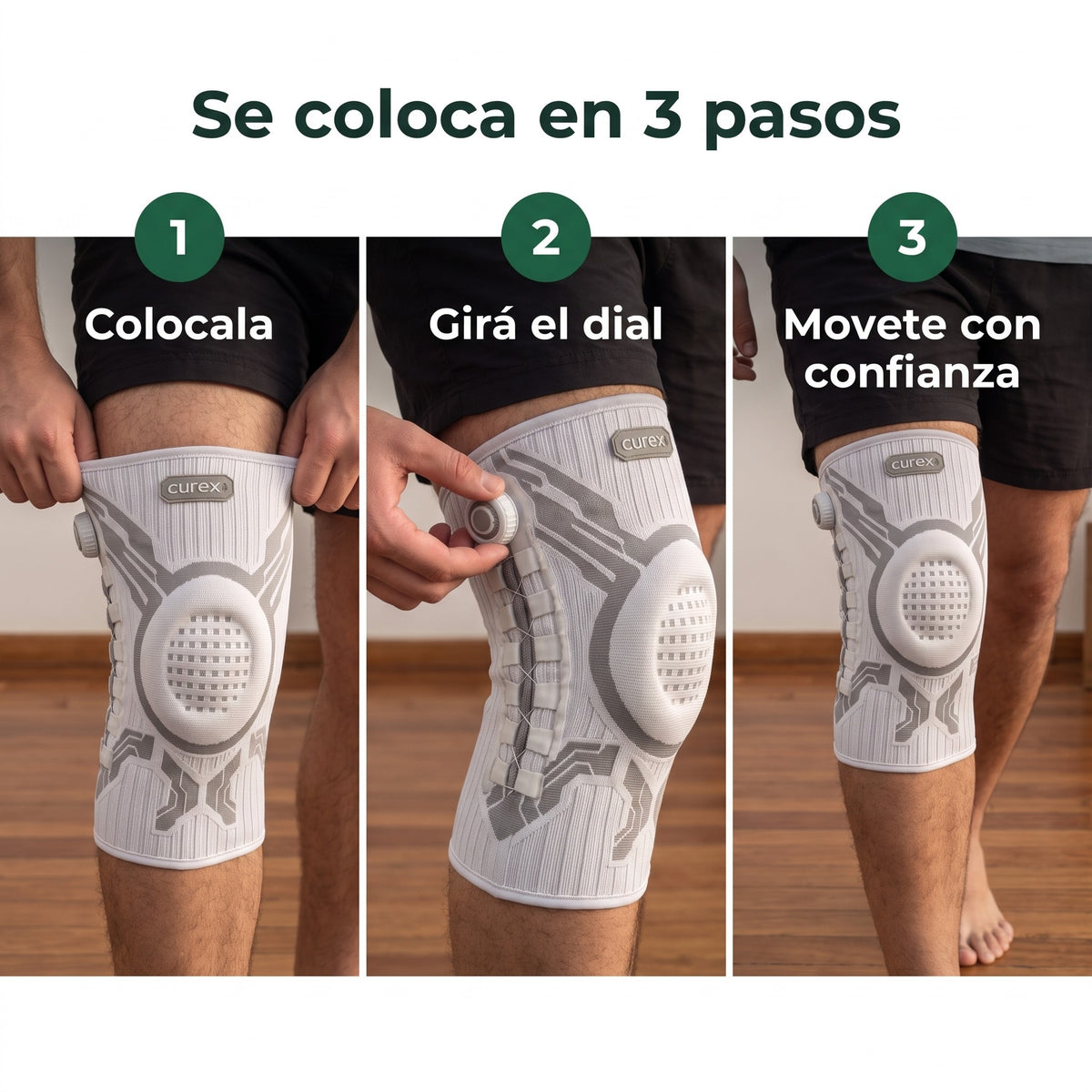 Rodillera con Dial de Ajuste Preciso